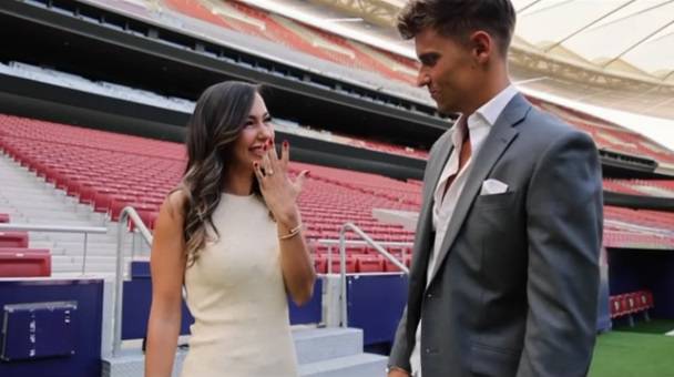 VIDEO Suigrač Šime Vrsaljka je zaprosio djevojku na stadionu