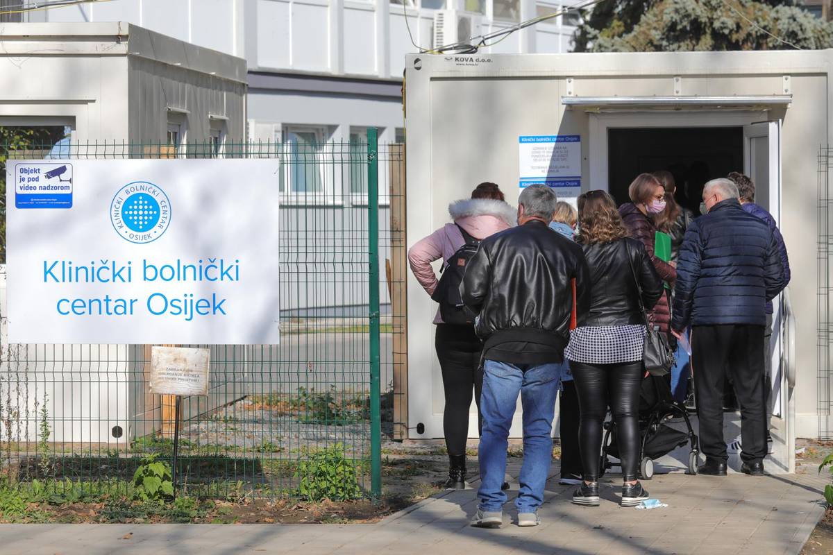 Osječko-baranjska županija broji 15 novozaraženih, preminula tri pacijenta
