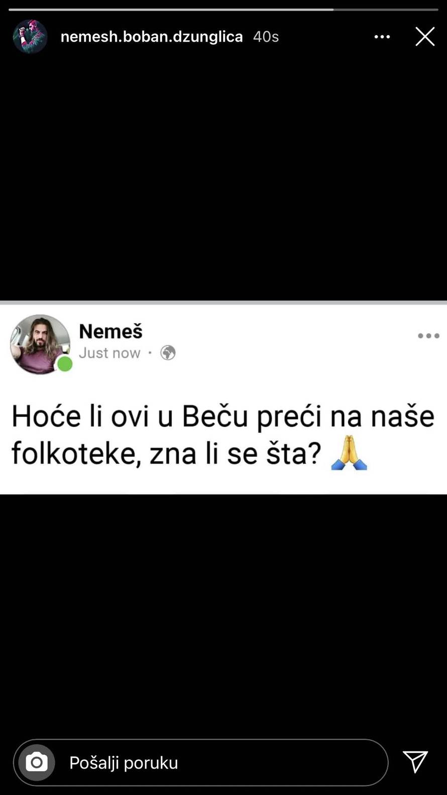 Nemeš se sprda: Hoće li ovi u Beču prijeći i na naše folkoteke?