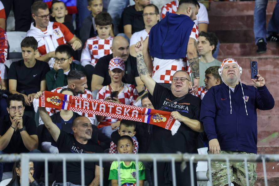 Atmosfera na Poljudu na utakmici između Hrvatske i Španjolske u Ligi nacija