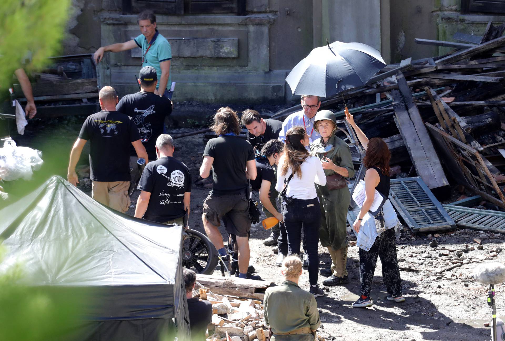 Kate Winslet na snimanju filma u Dubrovniku