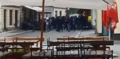 Torcida je divljala po Karlovcu, morala je intervenirati i policija