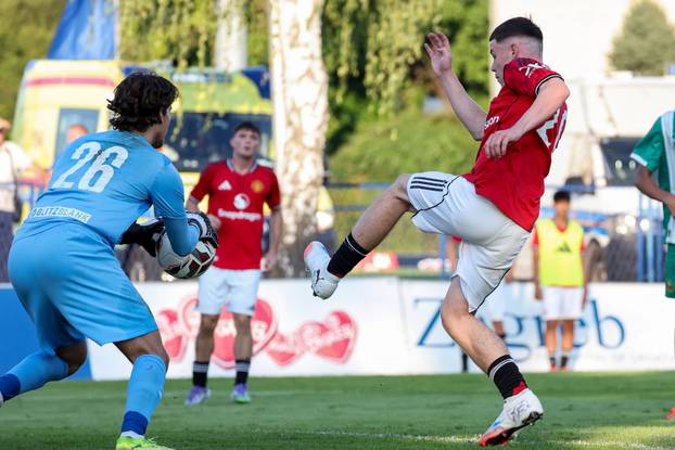 Zagreb: Turnir Mladen Ramljak, utakmica Manchester Uniteda i Rapida iz Beča