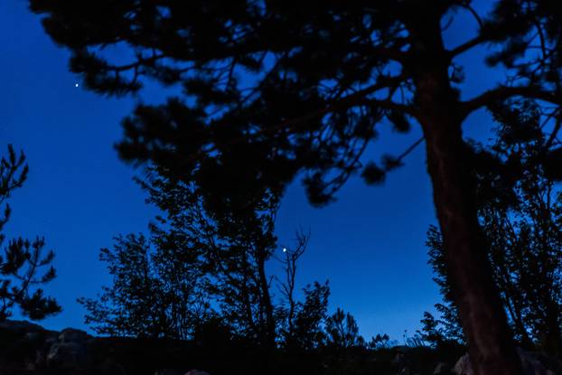 Venera i Jupiter iznad Jadrana