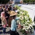 FOTO Obitelji ubijenih ispratile su u Sarajevu posmrtne ostatke 14 žrtava genocida u Srebrenici