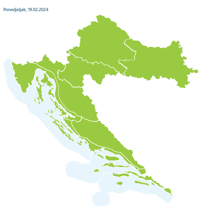 Red oblaka, red sunca pa stiže i kiša. Od četvrtka jača južina...