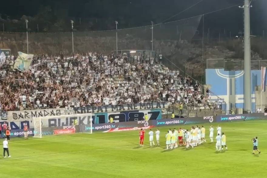 Armada i Bad Blue Boys pozdravili svoje igrače nakon utakmice