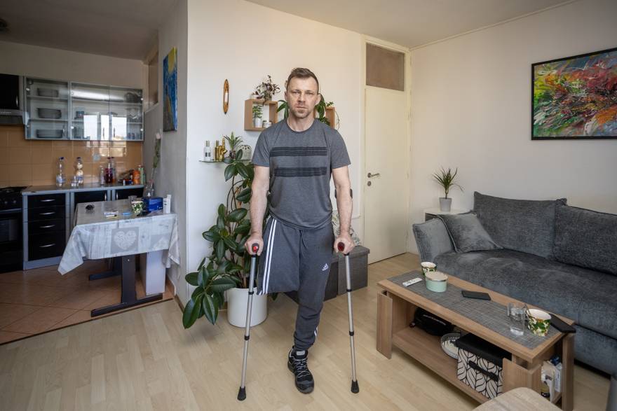 Slobodan Ikac ostao je bez desne noge te je organizirana humanitarna akcija za prikupljanje sredstava za bioničku protezu