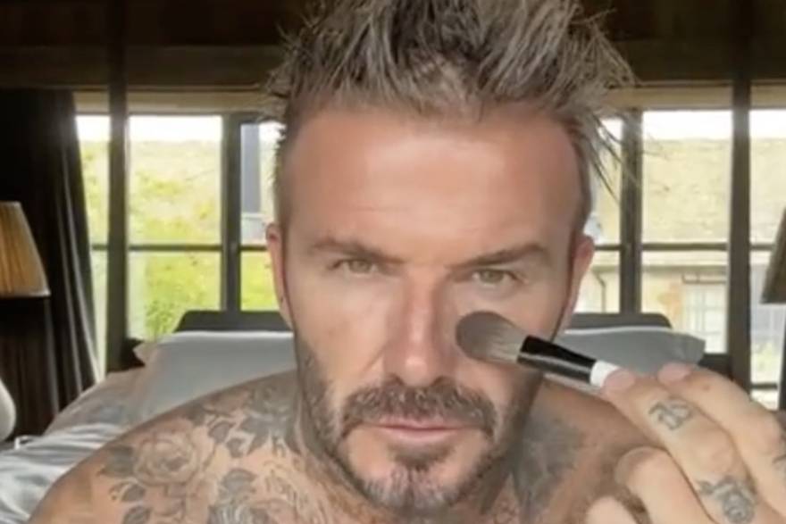 Beckham se našminkao pa otkrio: 'Ovo je moja tajna blistavog izgleda'
