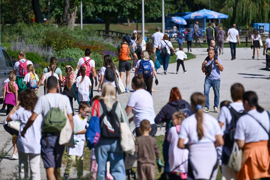 Zagreb:  Ekotlon na jezeru Bundek