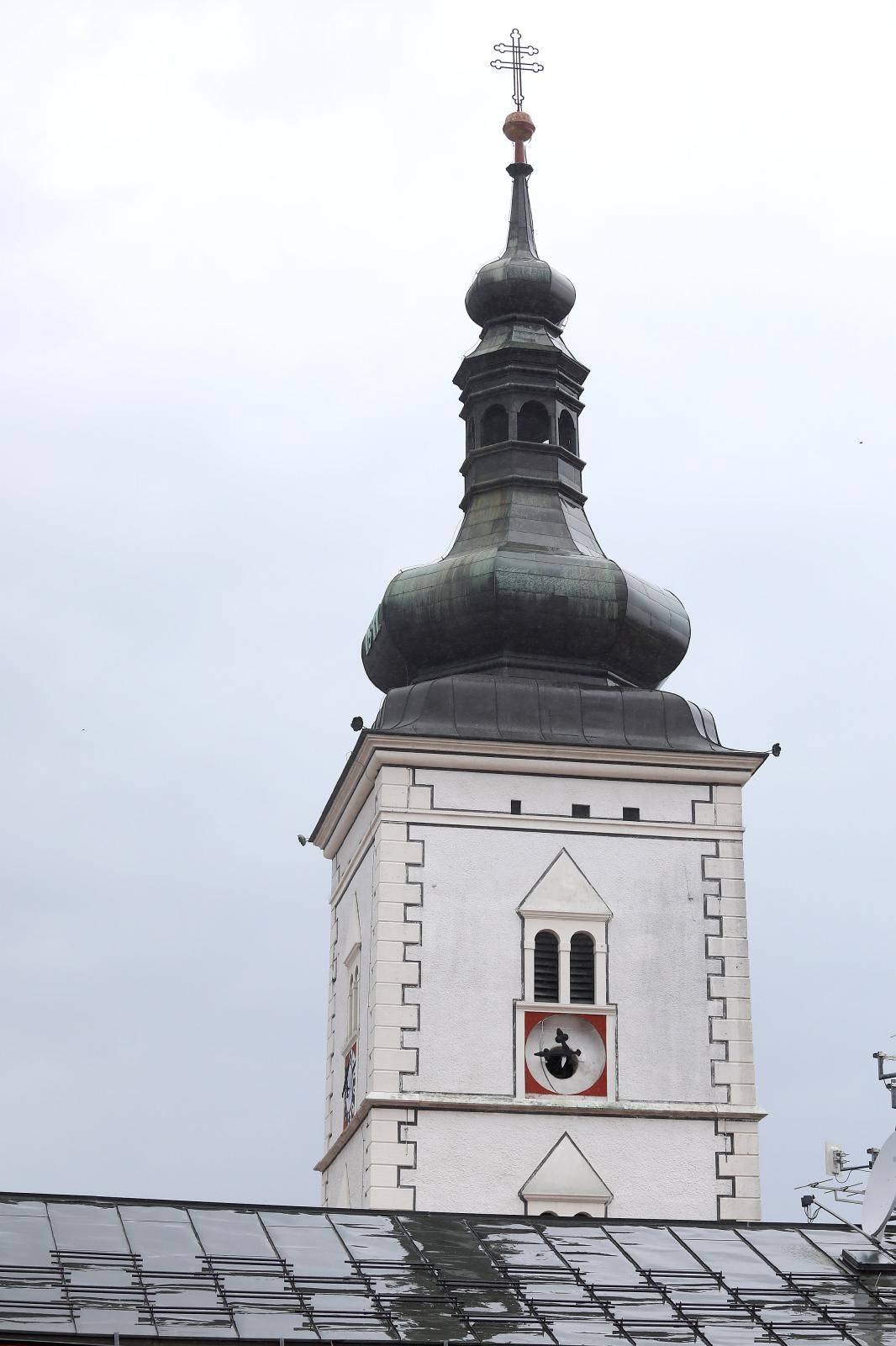 Nevrijeme je oštetilo jedan od satova na crkvi svetog Marka