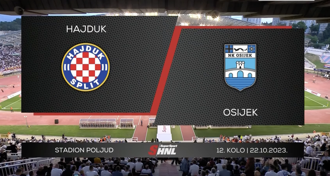 NOGOMET UŽIVO: Hajduk na Poljudu dočekuje Osijek u 16. kolu HNL-a