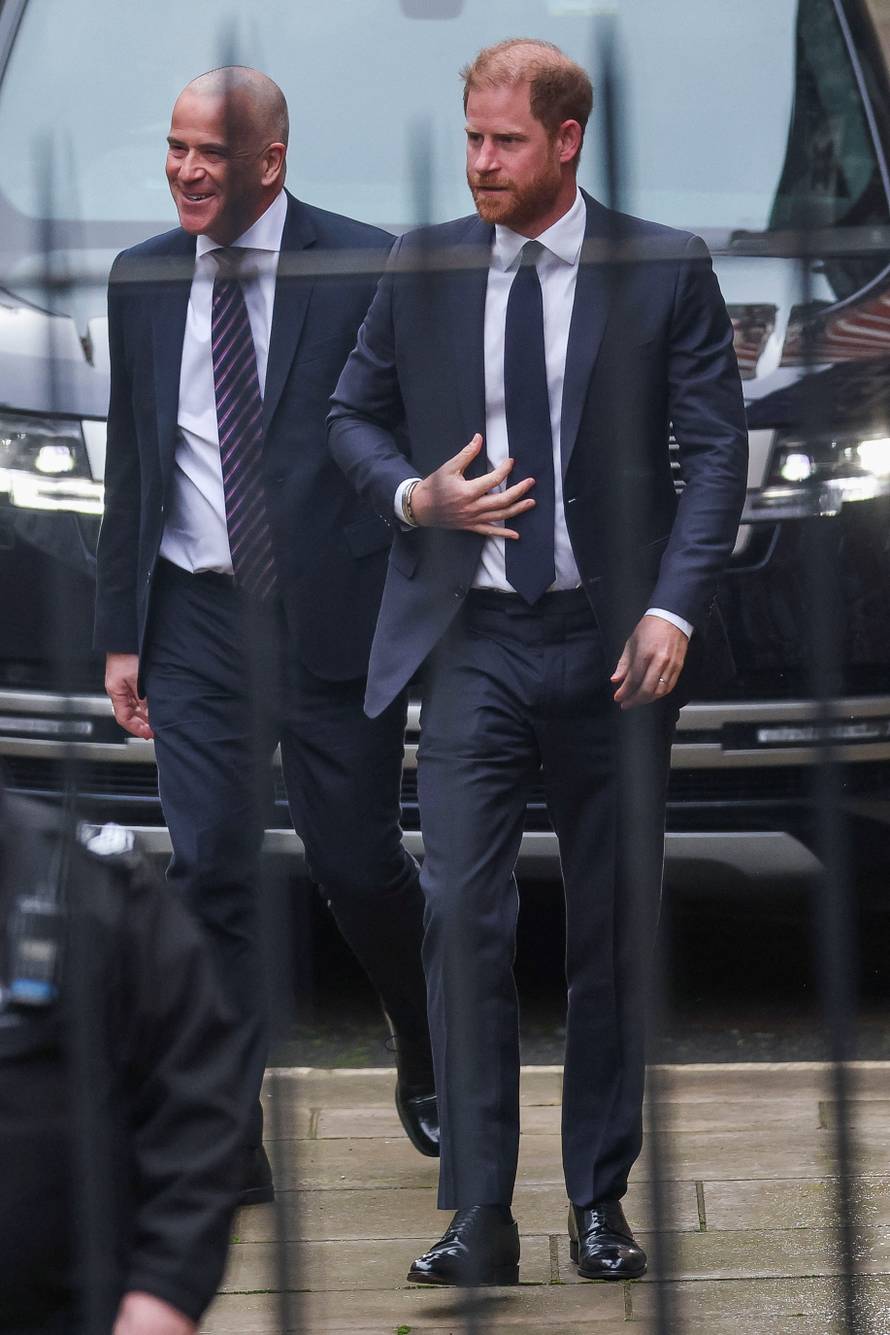 Trial in Britain's Prince Harry and others' phone-hacking lawsuit against Daily Mail, in London