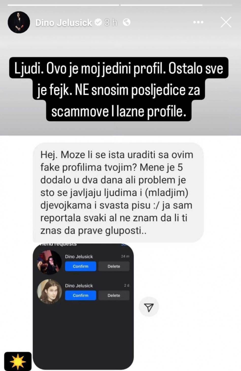 Nina Badrić našla se na udaru prevaranata: 'Blokirajte profil!'