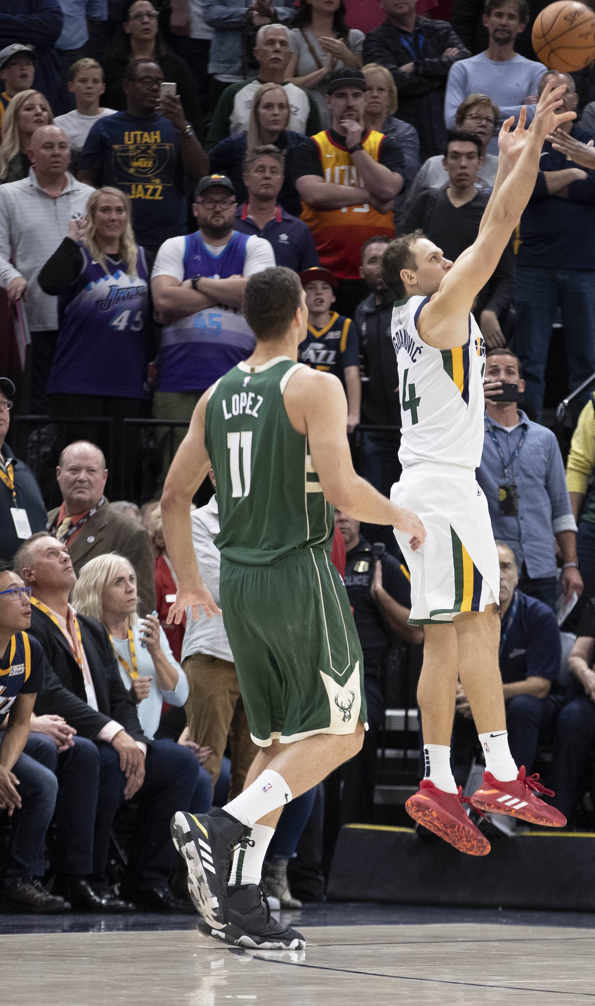 NBA: Milwaukee Bucks at Utah Jazz