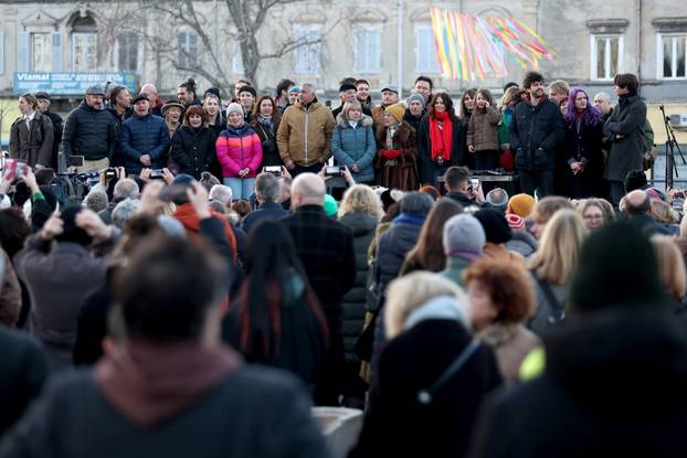 Rijeka: Doček Oskarovca Igora Bežinovića i ekipe koja je sudjelovala u stvaranju filma "Fiume o Morte!"