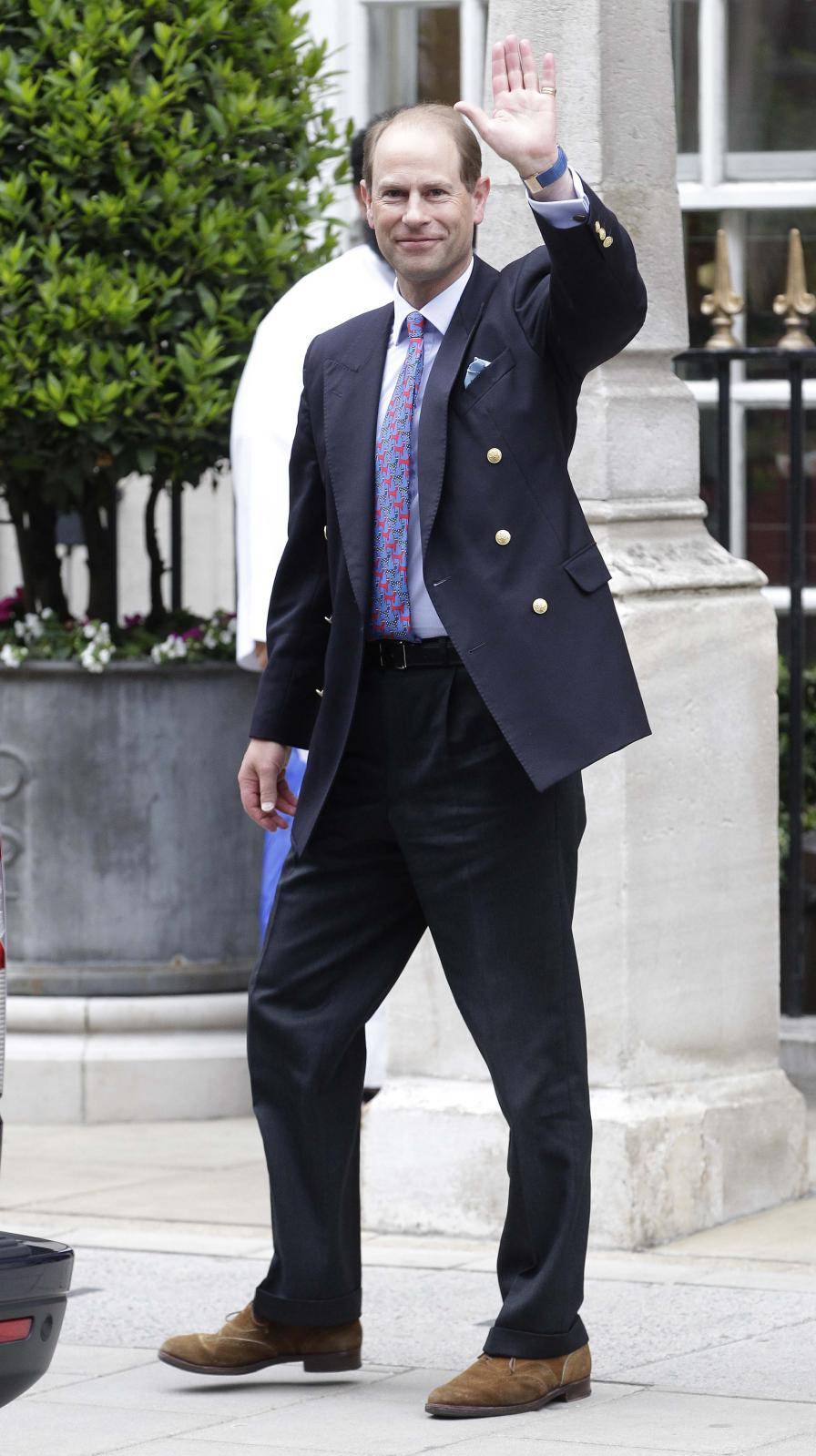 Prince Edward visits The Duke of Edinburgh - London
