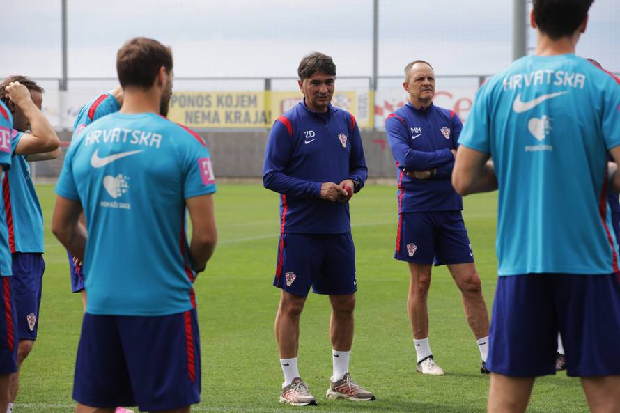 Rijeka: Trening Hrvatske nogometne reprezentacije