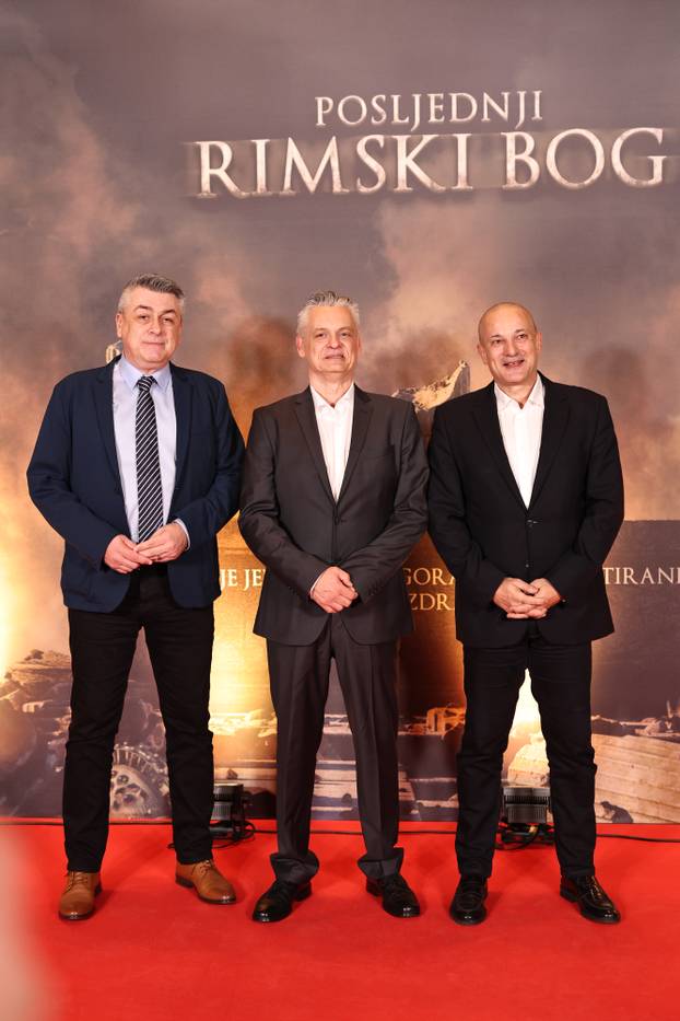 Zagreb: Premijera filma "Posljednji rimski bog" Domagoja Burića