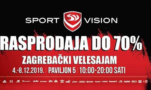 Sport Vision predblagdanska rasprodaja se vraća