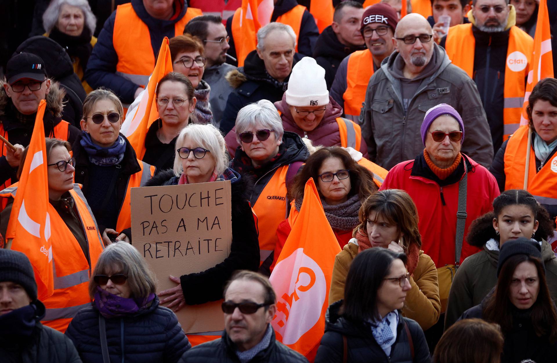 Nationwide strike in France against pension reform