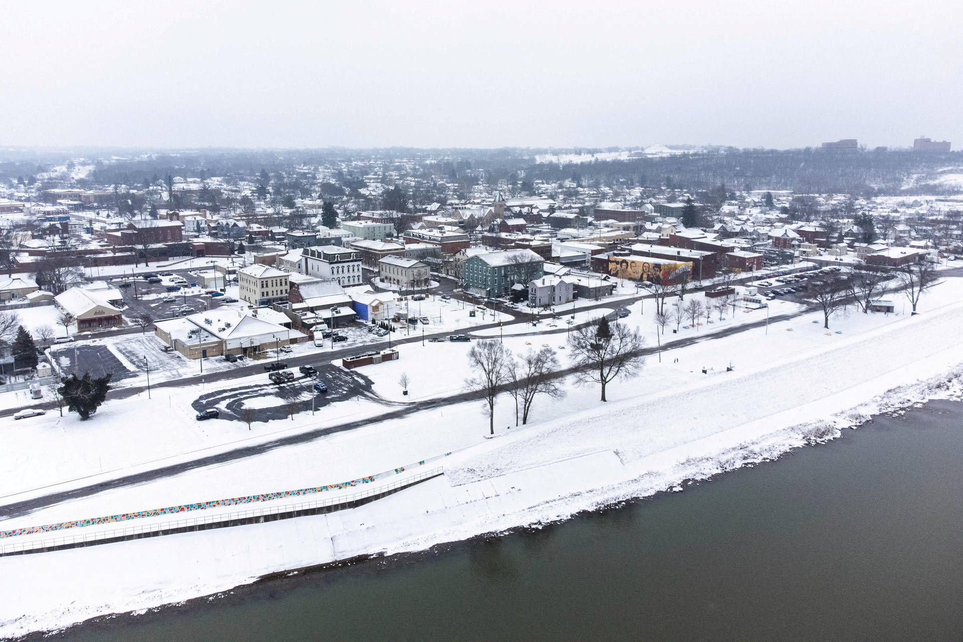 FILE PHOTO: Snowstorm hits U.S and Canada