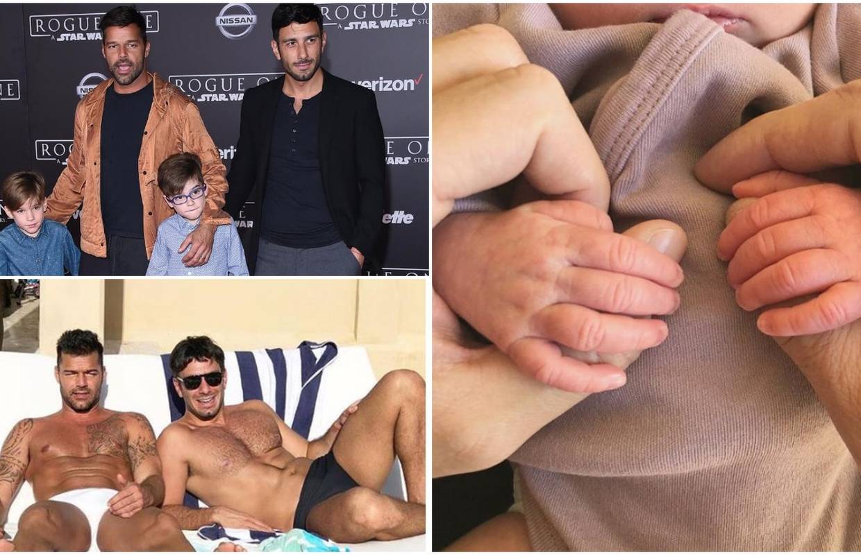 Ricky Martin nakon dva sina dobio i curicu: 'Dobar početak'