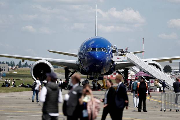 55th Paris Air Show at Le Bourget Airport near Paris