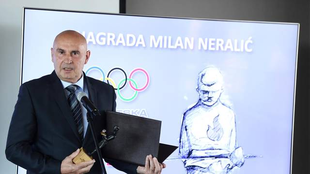 Zagreb: Svečana dodjela nagrade Milan Neralić 2021. Hrvatskog olimpijskoh odbora