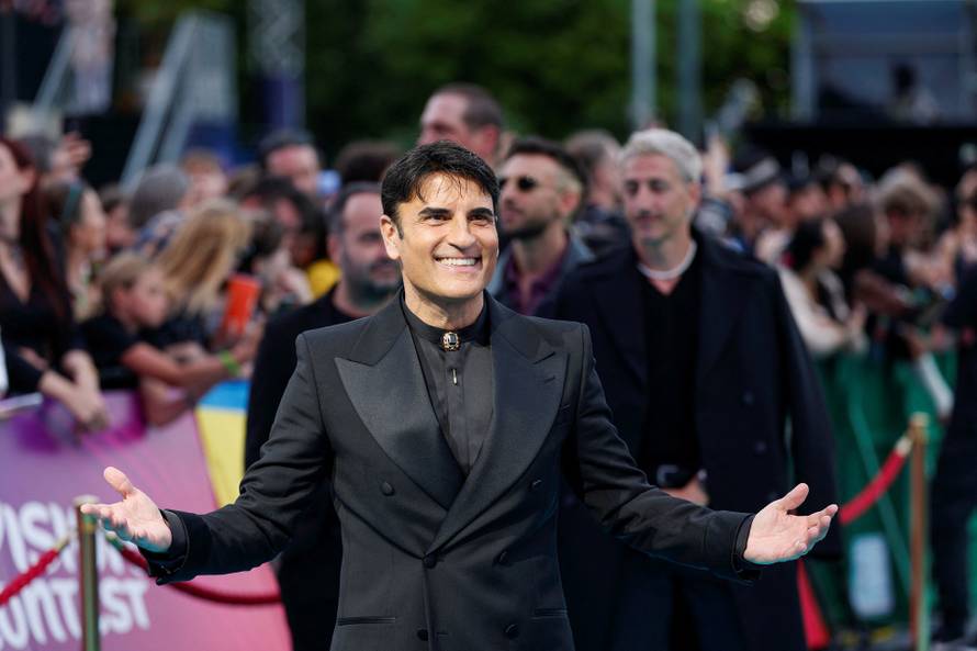 Eurovision Song Contest's 'Turquoise Carpet' event in Vienna
