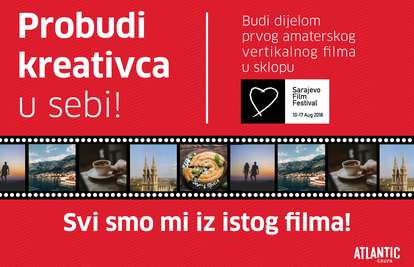 Budi kreativan i postani dijelom  Sarajevo Film Festivala