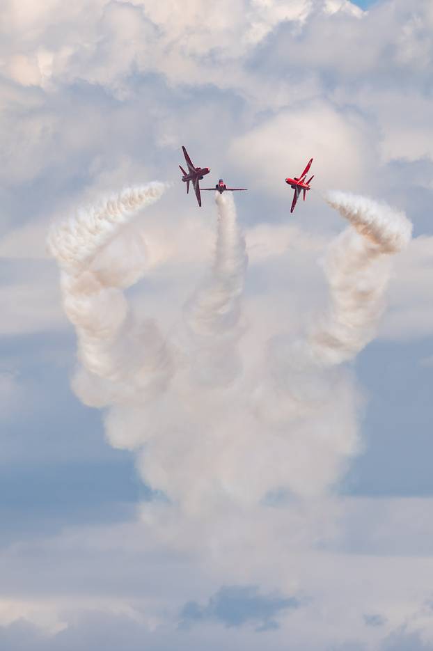 Zadar: Krila Oluje i akrobatska grupa Britanskog ratnog zrakoplovstva predstavili letačke programe