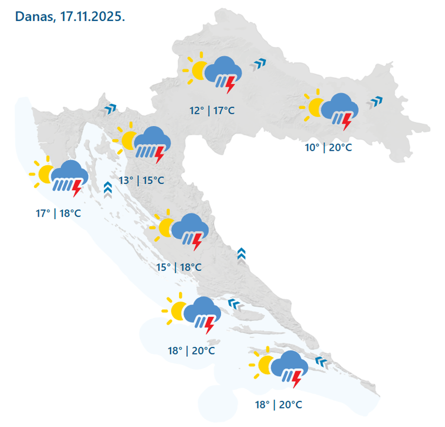 Stiže ledeni kaos, evo gdje će u Hrvatskoj pasti najviše snijega