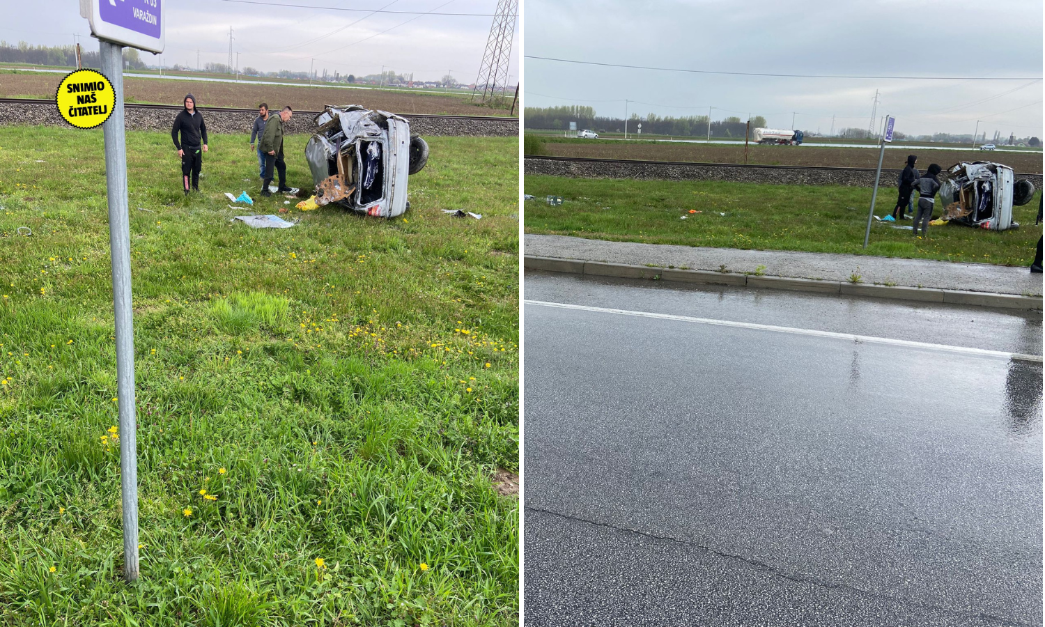 Strašne scene iz Ludbrega. Vlak potpuno uništio auto, a vozač je u bolnici: 'Bio je pri svijesti...'