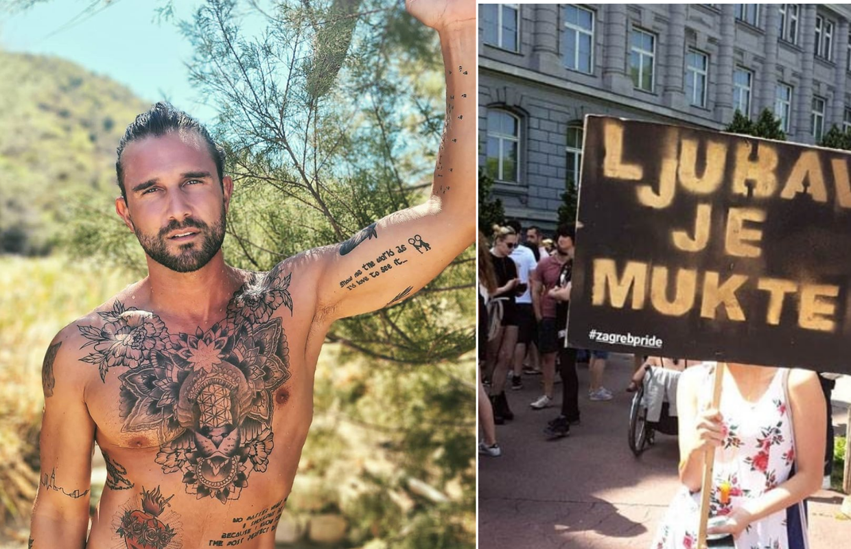 Luka Nižetić na Instagramu podijelio fotku sa zagrebačkog Pridea: 'Ljubav je mukte'