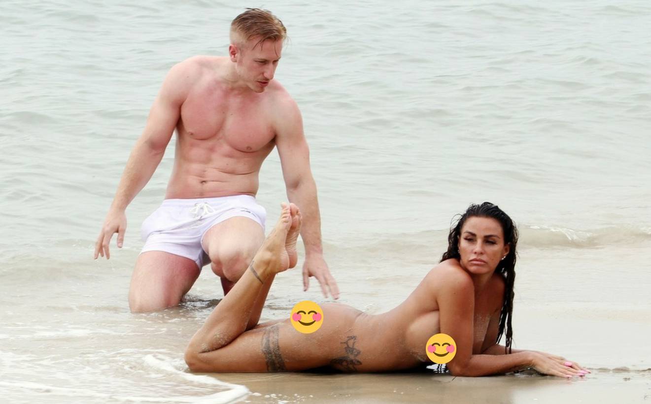 Katie Price šokira: 'Procurile' gole fotke nje i dečka na plaži