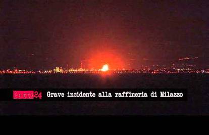 Izbio požar u rafineriji Milazzo, stotine ljudi napustilo domove