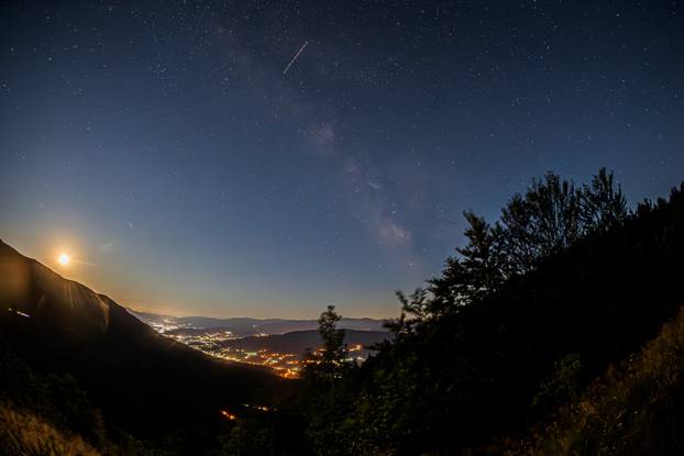 Pogled na Travnik i okolicu sa planine Vlašić