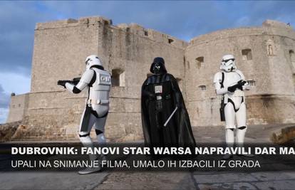 Dar mar u Dubrovniku: Fanovi Star Warsa upali na snimanje