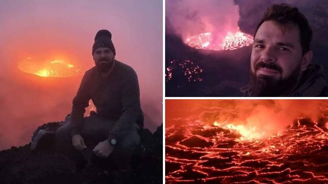 'Par sati prije erupcije bio sam na vrhu vulkana. Avionom sam napustio Kongo u zadnji čas'