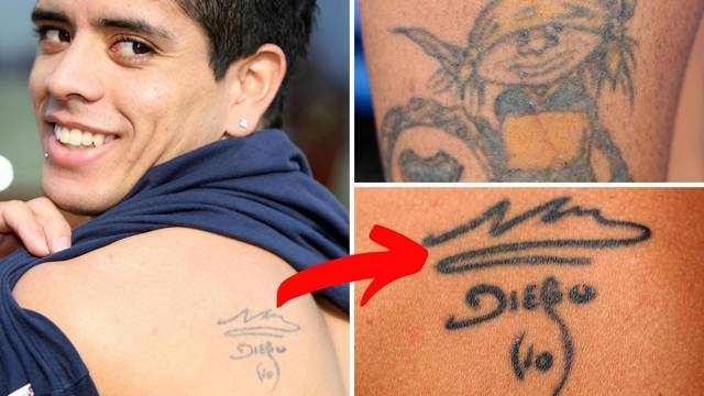 'S 14 godina sam dobio Diegov potpis i otišao s papirom na tetoviranje. Za mene je bio Bog'