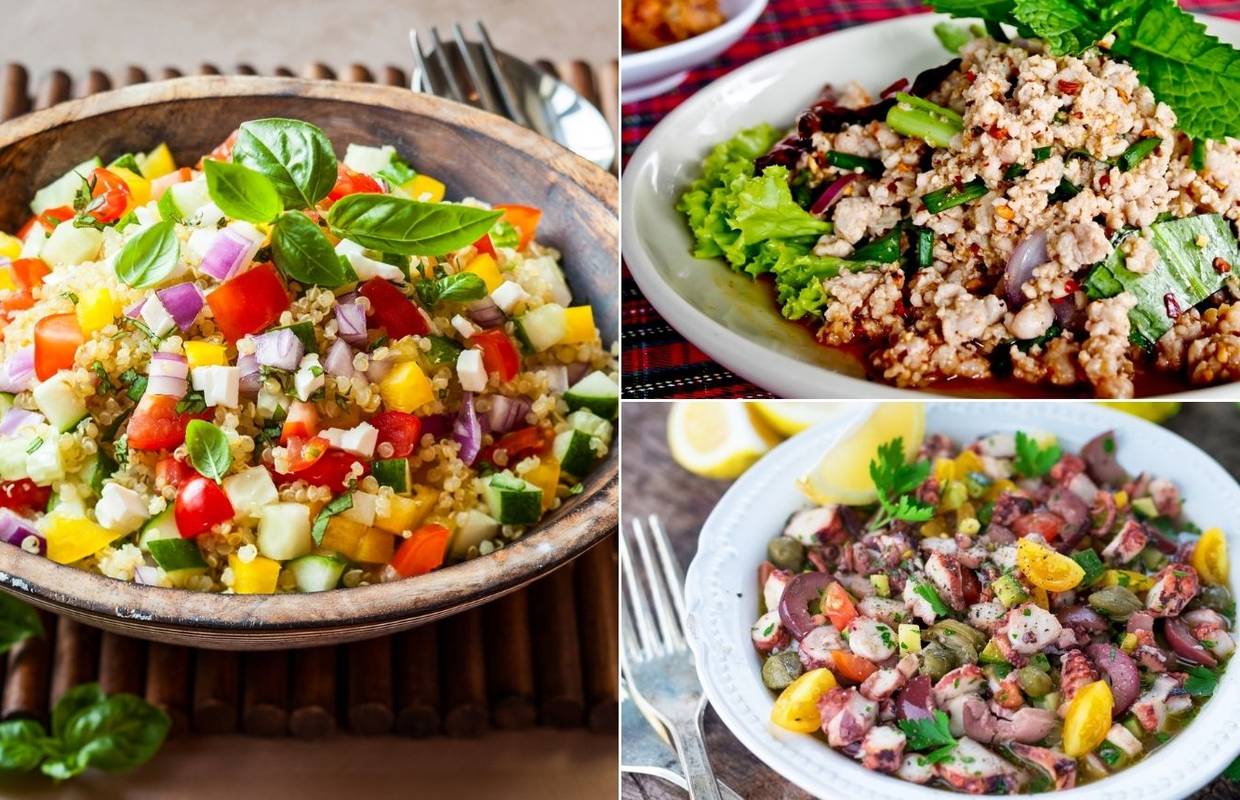 Salate kao samostalno jelo su odlične za oporavak probave nakon blagdanskog prejedanja