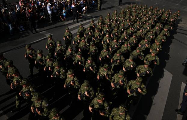 Zagreb: Svečani vojni mimohod u povodu 30 godina VRO Oluja