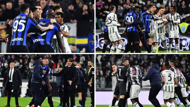 VIDEO Potpuni kaos u Torinu! Remi Juventusa i Intera. Sudac dijelio crvene i nakon susreta