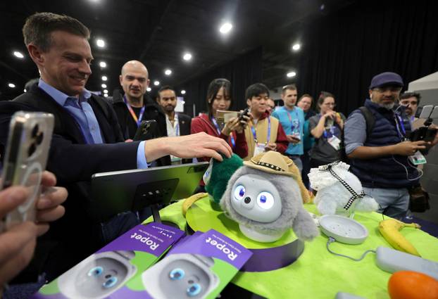 CES 2025, an annual consumer electronics trade show, in Las Vegas