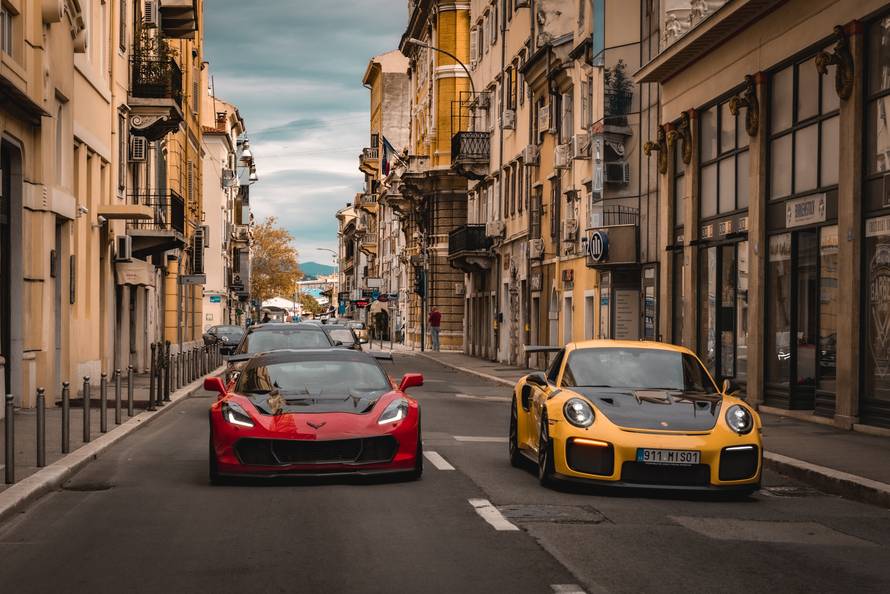 Rijeka: Luksuzni super automobili okupirali Korzo