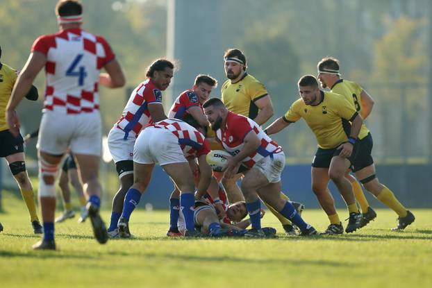 Zagreb: Utakmica Trophy divizije između ragbijaša Hrvatske i Švedske