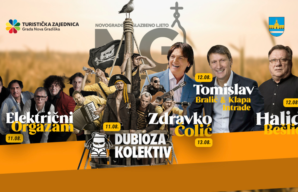 Nova Gradiška ima veliki open air koncert: Stiže Zdravko Ćolić, Dubioza, Tomislav Bralić i drugi