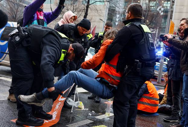 Last Generation activists protest in Berlin