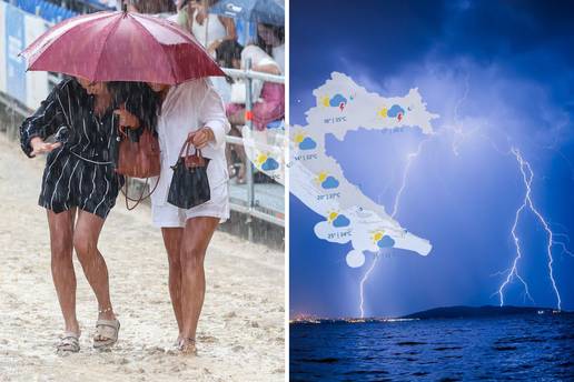 Na pomolu ogromna promjena vremena! Iz toplinskog vala u grmljavinska nevremena i tuču